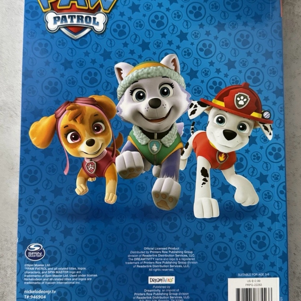 Paw Patrol Pre-K Learning Workbook - Blue - Picture 3 of 5